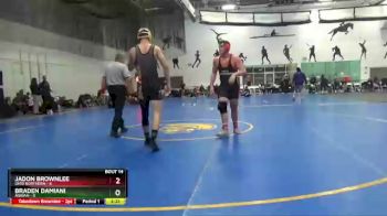 285 lbs Round 4 (8 Team) - Jadon Brownlee, Ohio Northern vs Braden Damiani, Adrian