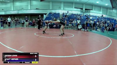 150 lbs Cons. Round 6 - Jayden Lewis, IN vs Wyatt Hepner, MI