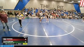 84 lbs Cons. Round 5 - Mason Brown, Wasatch Wrestling Club vs Trey Whiting, Uintah