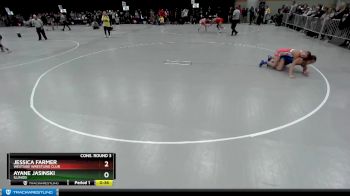 115 lbs Cons. Round 3 - Jessica Farmer, Westside Wrestling Club vs Ayane Jasinski, Illinois