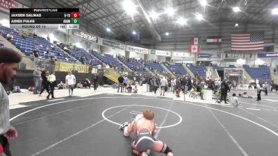 150 lbs Round Of 16 - Jaxsen Salinas, U-Town Hammers vs Aiden Fulks, Adams City WC