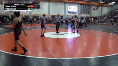 83 lbs Quarterfinal - Abel Fisher, Sebolt Wrestling Academy vs Kade Silver, Anamosa Wrestling Club