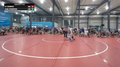 70 lbs Quarterfinal - A J Domico, Fairmont vs Jase Atherton, Lewistown