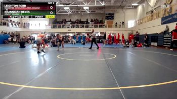 184 lbs Round 2 (6 Team) - Brannigan Reyes, Cowley College vs Leighton Robb, Rochester Community & Tech. College