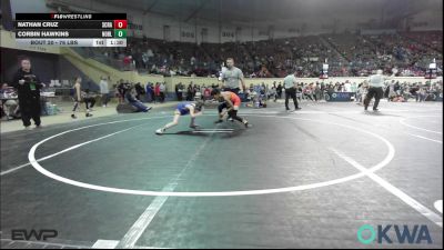 76 lbs Round Of 16 - Nathan Cruz, Scrap Yard Training vs Corbin Hawkins, Noble Takedown Club