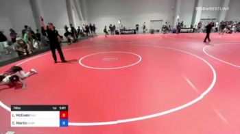 74 lbs 2nd Place - Lazarus McEwen, Mat Demon WC vs Caine Martin, Sunkist Kids / Monster Garage