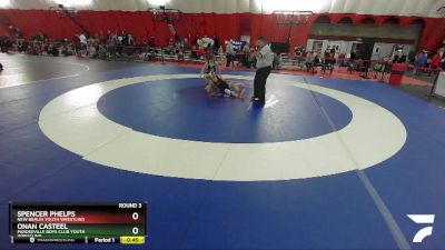 118-125 lbs Round 3 - Spencer Phelps, New Berlin Youth Wrestling vs Onan Casteel, Pardeeville Boys Club Youth Wrestling