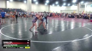 190 lbs Round 2 (8 Team) - Addison Neumann, Team STL Green vs Danika Tifa, Pink Predators