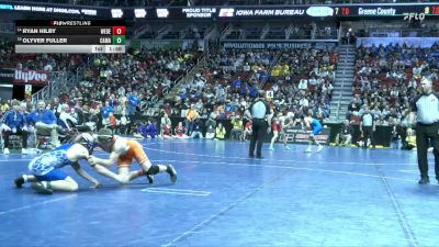 2A-165 lbs Champ. Round 1 - Olyver Fuller, Camanche vs Ryan Hilby, West Delaware, Manchester