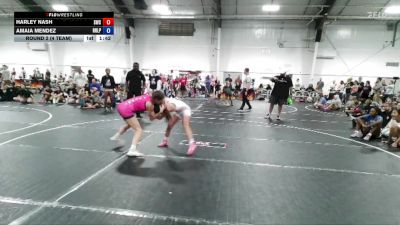 92 lbs Round 2 (4 Team) - Harley Nash, Storm Wrestling Center vs Amaia Mendez, R&R Ladies Purple