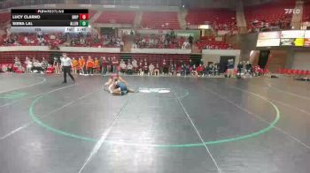 125 lbs Round 2 - Quarters & 1st Wb (16 Team) - Siena Lal, Allen vs Lucy Clarno, Dripping Springs