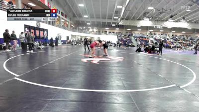 207 lbs Cons. Round 5 - Jayleen Sekona, Colorado Mesa University vs Rylee Ferranti, McKendree University