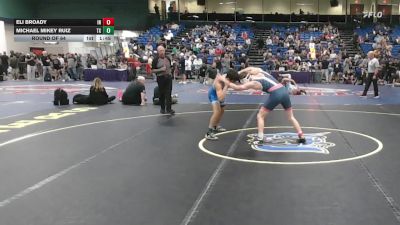 126 lbs Round Of 64 - Eli Broady, IN vs Michael Mikey Ruiz, TX