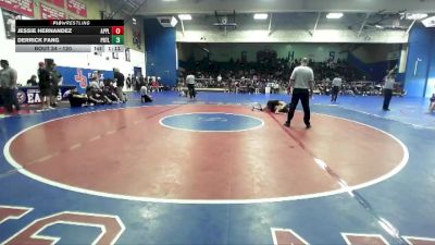 120 lbs Champ. Round 1 - Jessie Hernandez, Apple Valley vs Derrick Fang, Portola