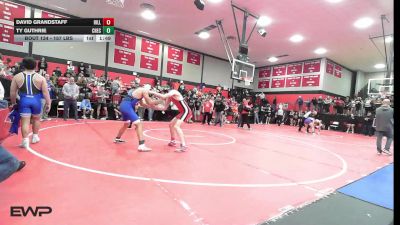 157 lbs Round Of 16 - David Grandstaff, Hilldale vs Ty Guthrie, Checotah