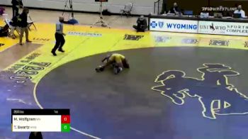 285 lbs Terren Swartz, Wyoming vs Michael Wolfgram, West Virginia