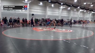 131 lbs Cons. Round 4 - Trinity Davis, Unattached - Lindsey Wilson vs Sienna Sanborn, Tiffin