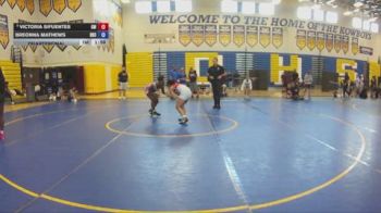 112 lbs Quarterfinal - Victoria Sifuentes, Gladiator Wrestling vs Breonna Mathews, Buchholz High School