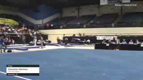 Sebastian Martinez - Floor, EVO Gymnastics - 2021 USA Gymnastics Development Program National Championships