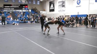 138 lbs Quarterfinal - Gianna Dibenedetto, Emmanuel University vs Christina Jaen, Life University