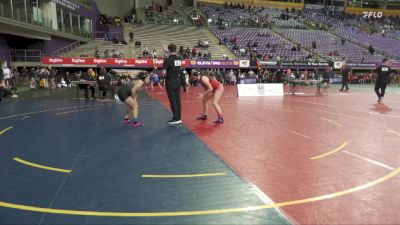 124 lbs Round 1 (16 Team) - Sophia Renteria, Adrian College vs Zoe Vickers, Pacific University