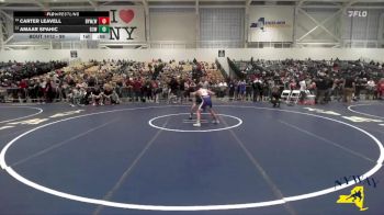 99 lbs Cons. Round 2 - Carter Leavell, Bulldogs Youth Wrestling (Far Western) vs Amaar Spahic, District 3 Wrestling