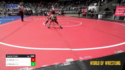 55 lbs Quarterfinal - Abel Horne, Springdale Youth Wrestling Club vs Jionni Garcia, Nebraska Elite