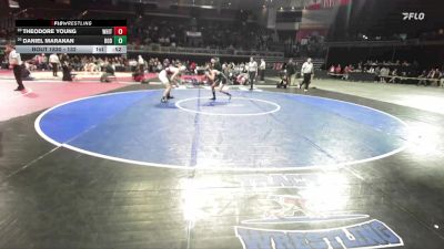 132 lbs 5th Place Match - Daniel Maranan, Rodriguez vs Theodore Young, Whitney