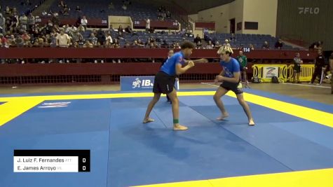 Jorge Luiz F. Fernandes vs Elijah James Arroyo 2024 Pan IBJJF Jiu-Jitsu No-Gi Championship