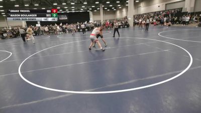 157 lbs Cons. Sub-semis - Drake Troxel, Nebraska Wrestling Academy vs Mason Boulanger, Team Nazar Training Center