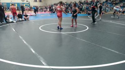 120 lbs Champ. Round 3 - Kinzie Williams, Sublime Wrestling Academy vs Angie Gonzalez-Delgado, East Idaho Elite Wrestling Club