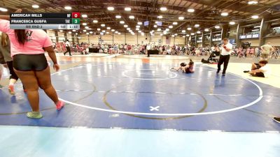 100 lbs Rr Rnd 2 - Americah Mills, MF Angels - HSG vs Francesca Gusfa, THE U - HSG