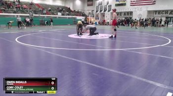 120 lbs Round 1 - Cory Coley, Indianapolis Crispus Attucks vs Owen Ingalls, Fishers