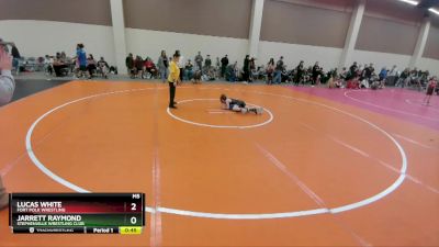 71 lbs Cons. Round 1 - Jarrett Raymond, Stephenville Wrestling Club vs Lucas White, Fort Polk Wrestling