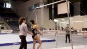 Adeline Kenlin (USA) Bar Sequence To Dismount, Training Day 1 - 2018 City of Jesolo Trophy