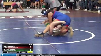 155-156B 1st Place Match - Kirstin Rorex, Cedar Rapids Washington vs Sydnie Miller, Cedar Rapids Kennedy