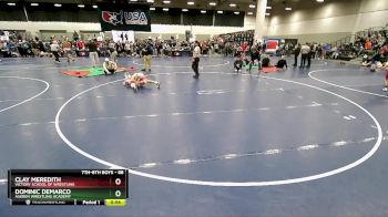 88 lbs Cons. Round 2 - Dominic DeMarco, Askren Wrestling Academy vs Clay Meredith, Victory School Of Wrestling