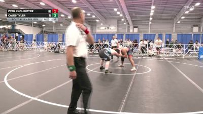 285 lbs Final - Zyan Knollmeyer, MO vs Caleb Tyler, PA
