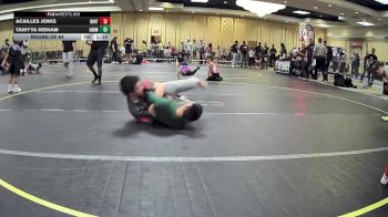 109 lbs Round Of 64 - Acailles Jenks, Uintah vs Tahiyya Hisham, Animal House