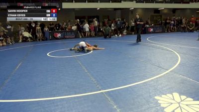78 lbs Cons. Rd Of 32 - Gavin Hooper, Contenders Wrestling Academy vs Ethan Estes, Greater Heights Wrestling