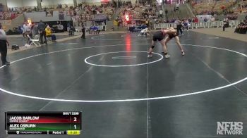 AA 160 lbs Cons. Round 2 - Jacob Barlow, Coffee County vs Alex Osburn, Ravenwood