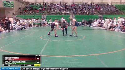 132 lbs Placement Matches (8 Team) - Dylan Stonebraker, West Forsyth vs Blue Stiffler, Mill Creek