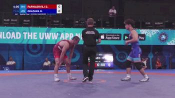 86 kg 1/4 Final - Dachi Papinashvili, Georgia vs Natsura Okazawa, Japan