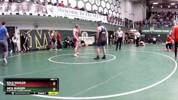 165 lbs Cons. Round 5 - Nick Burger, Olentangy (Lewis Center) vs Kale Waxler, Wauseon