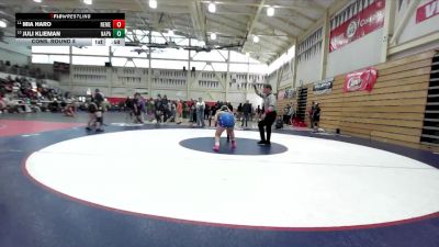 190 lbs Cons. Round 5 - Juli Klieman, Napa vs Mia Haro, Newark Memorial