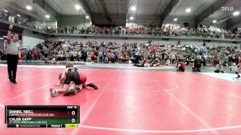 150 lbs Champ. Round 2 - Caleb Sapp, JC Youth Wrestling Club-AAA&nbsp; vs Daniel Neill, Clinton Youth Wrestling Club-AAA