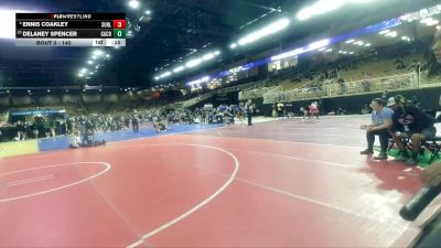 140 lbs Cons. Round 4 - ENNIS COAKLEY, Sunlake vs Delaney Spencer, Camden County
