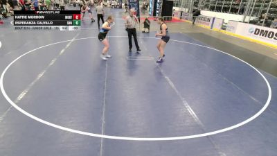 Junior Girls - 170 lbs Quarters - Kiley Dillow, Chanute Wrestling Club vs Clarion Fager, Sanderson Wrestling Academy