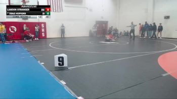 132 lbs Cons. Round 3 - Trae Hopkins, Bloomington North vs Landon Stranger, Dragon Wrestling Club