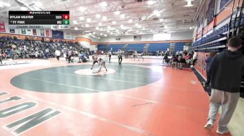141 lbs Champ. Round 1 - Dylan Heater, Cornell College vs Ty Fink, Wisconsin-Eau Claire